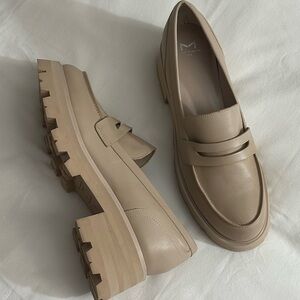 Marc Fisher Women's Beige Loafers